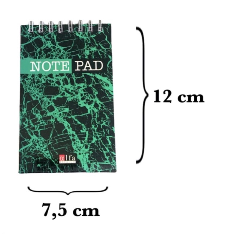NOTEBOOK BUKU CATATAN KECIL NOTE PAD RING SPIRAL MURAH KECIL PRAKTIS BANJARMASIN KALSEL | RUMIFY
