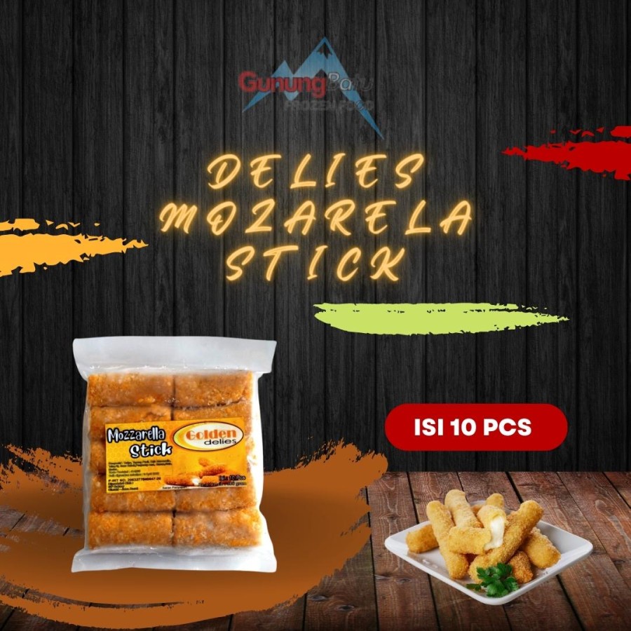 

DELIES MOZARELLA STICK ISI 10 PCS