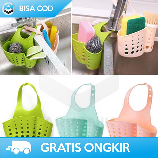 GANTUNGAN WASTAFEL WADAH SPONS CUCI PIRING GANTUNG MULTIFUNGSI PVC