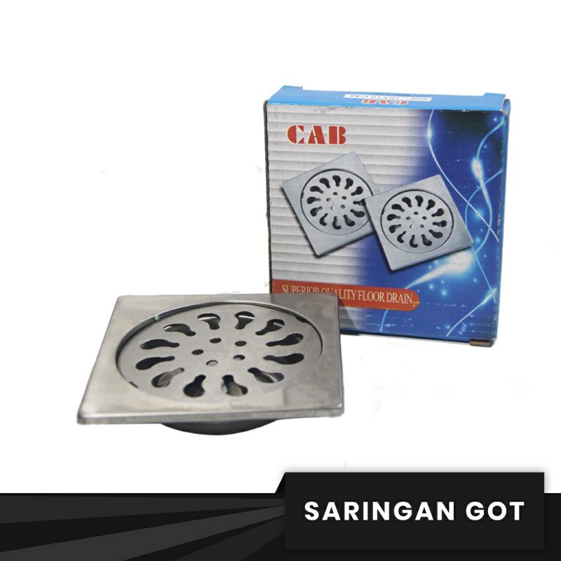 Saringan Got Kamar Mandi 10 cm x 10 cm  / Stainless Stell / Floor Drain Kualitas Bagus