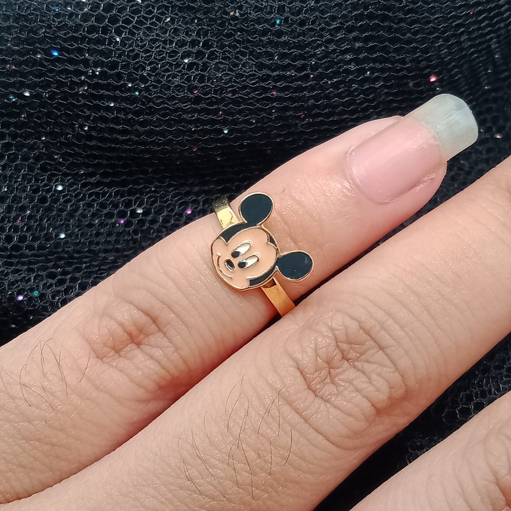 Cincin anak emas 17k - 1.3 gr kadar 750 - 4057