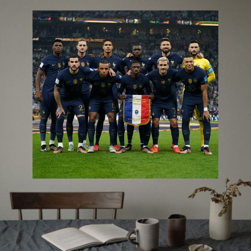 POSTER DINDING TIMNAS PRANCIS, POSTER BOLA