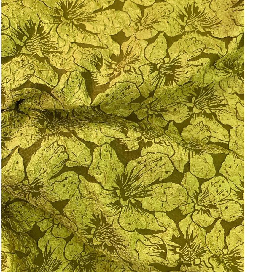 New Stock Jacquard Flower | Kain Jacquard Motif Bunga