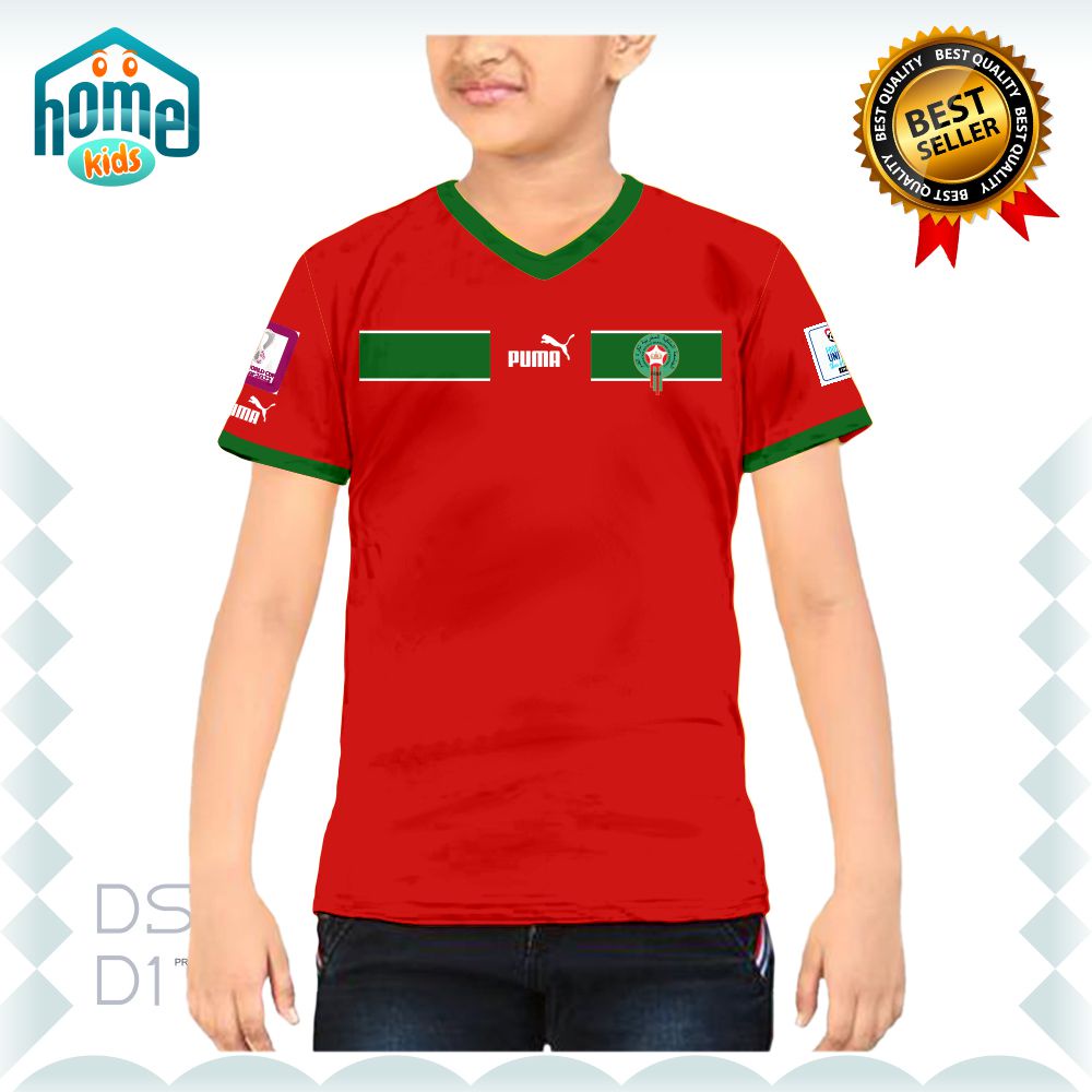 Jersey Anak Maroko FIFA 2022