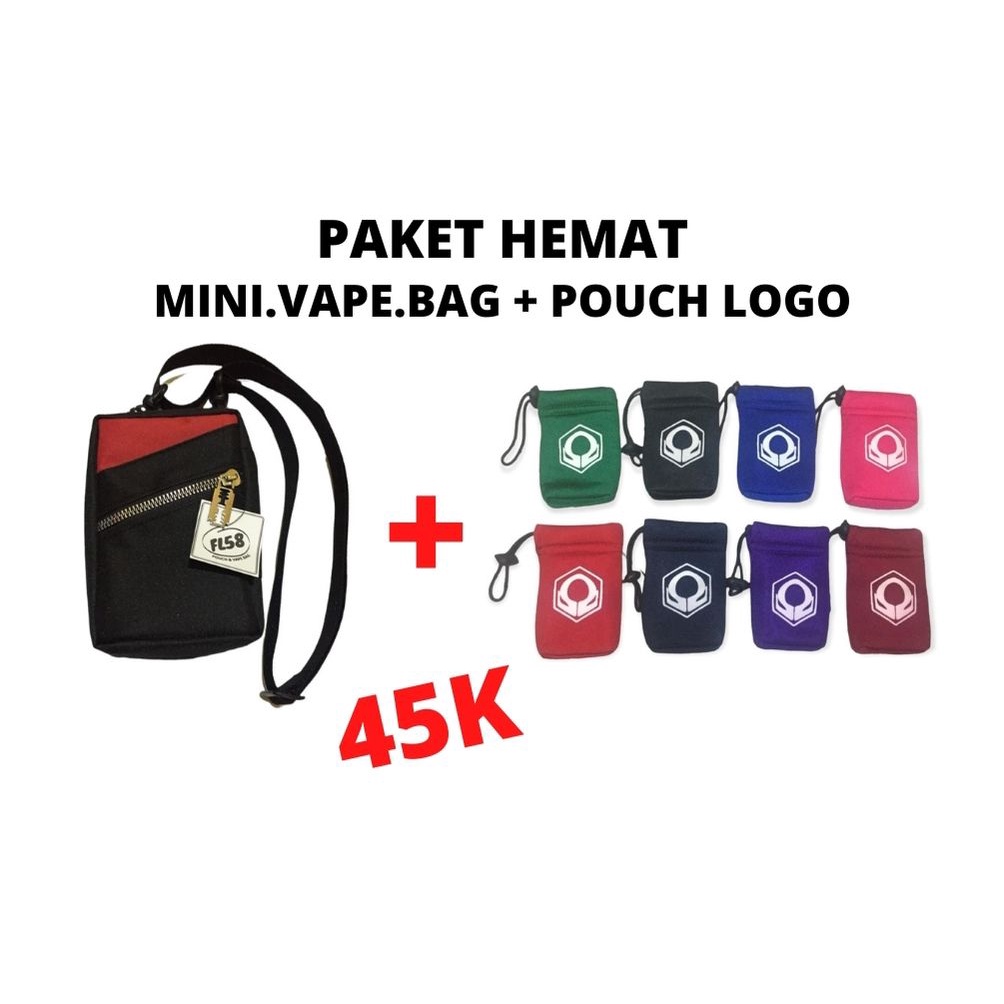 PAKET HEMAT MINI SELEMPANG + POUCH LOGO