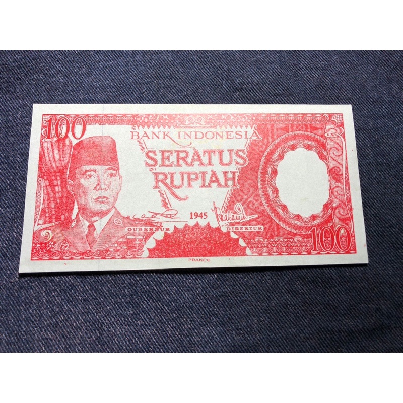 Uang Soekarno 100 Rupiah 1945 Seri Cantik 111111