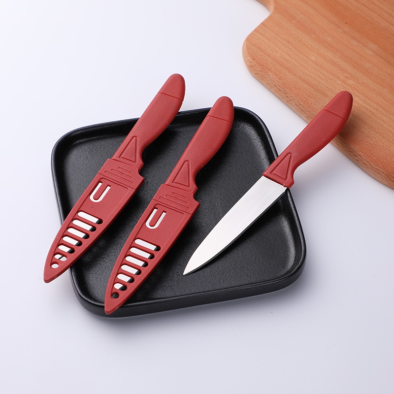 Pisau Mini Dapur Alat Potong Sayur Buah Tajam Serbaguna Dilengkapi Pelindung Sharp Knife Multifungsi