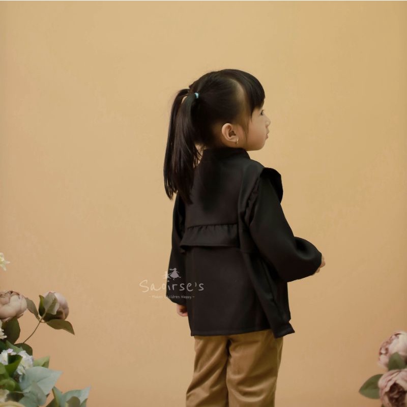 Saoirse's Nayla Shirt - Kemeja Blouse anak perempuan ruffle