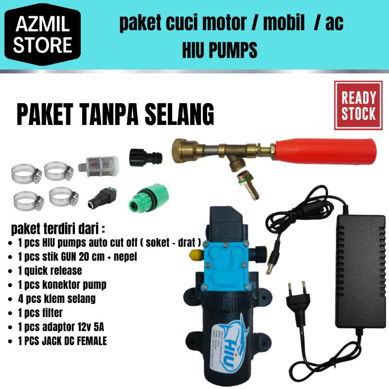 Alat Cuci Motor Mobil Hiu Pump Tanpa Selang