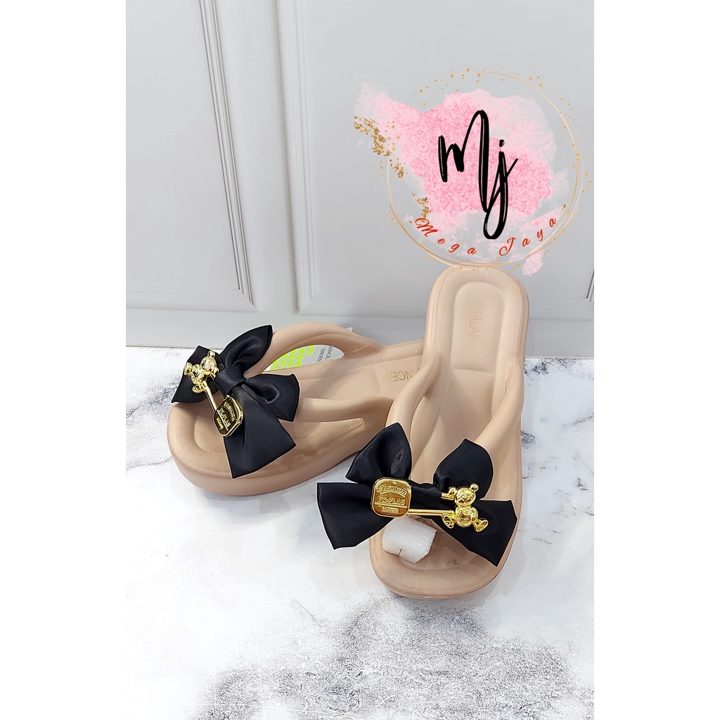 Sandal jepit pita wedges wanita import balance sandal wanita kekinian