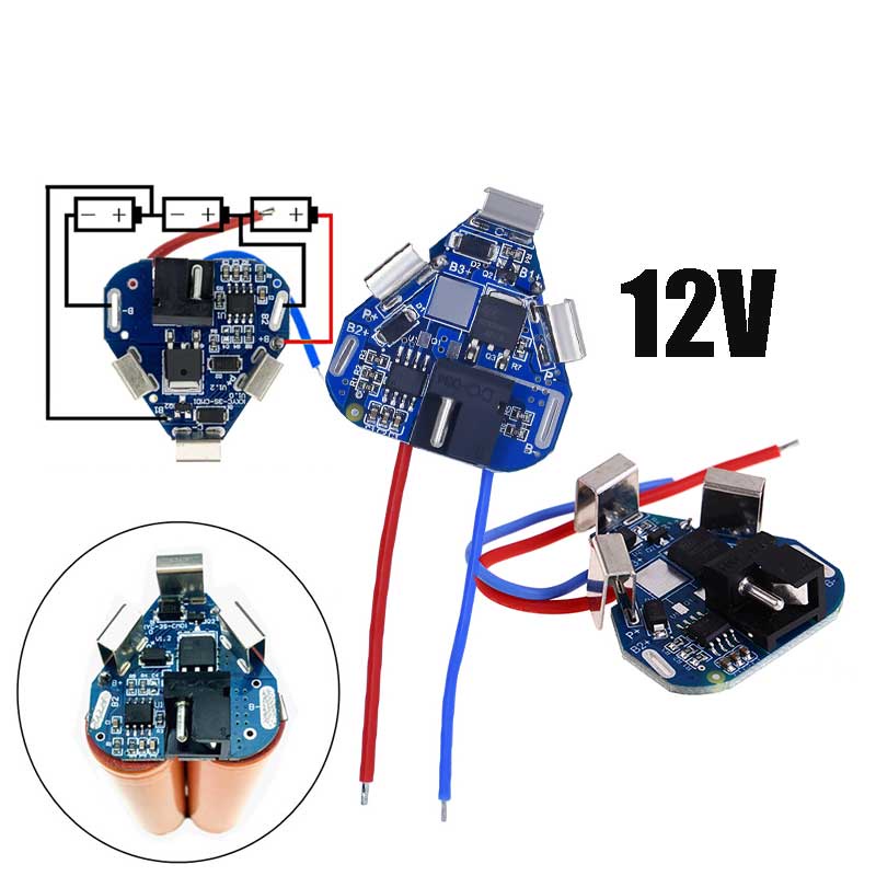 Modul 3S 12.6V BMS Power Bank Balancer Battery Equalizer Board Untuk Bor Listrik