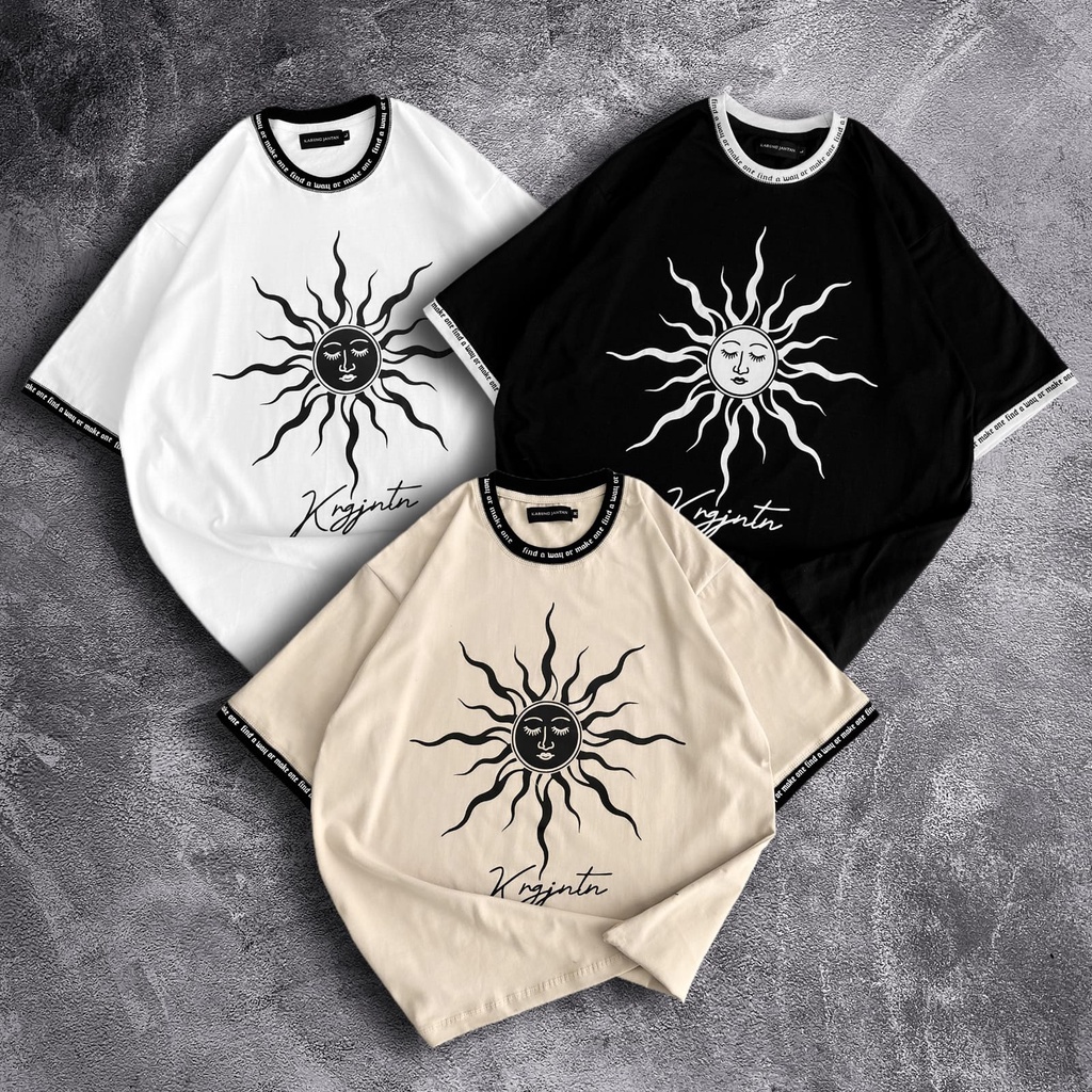 [Oversize] BAJU KAOS OVERSIZE / OVERSIZE T-SHIRT &quot;sun&quot;