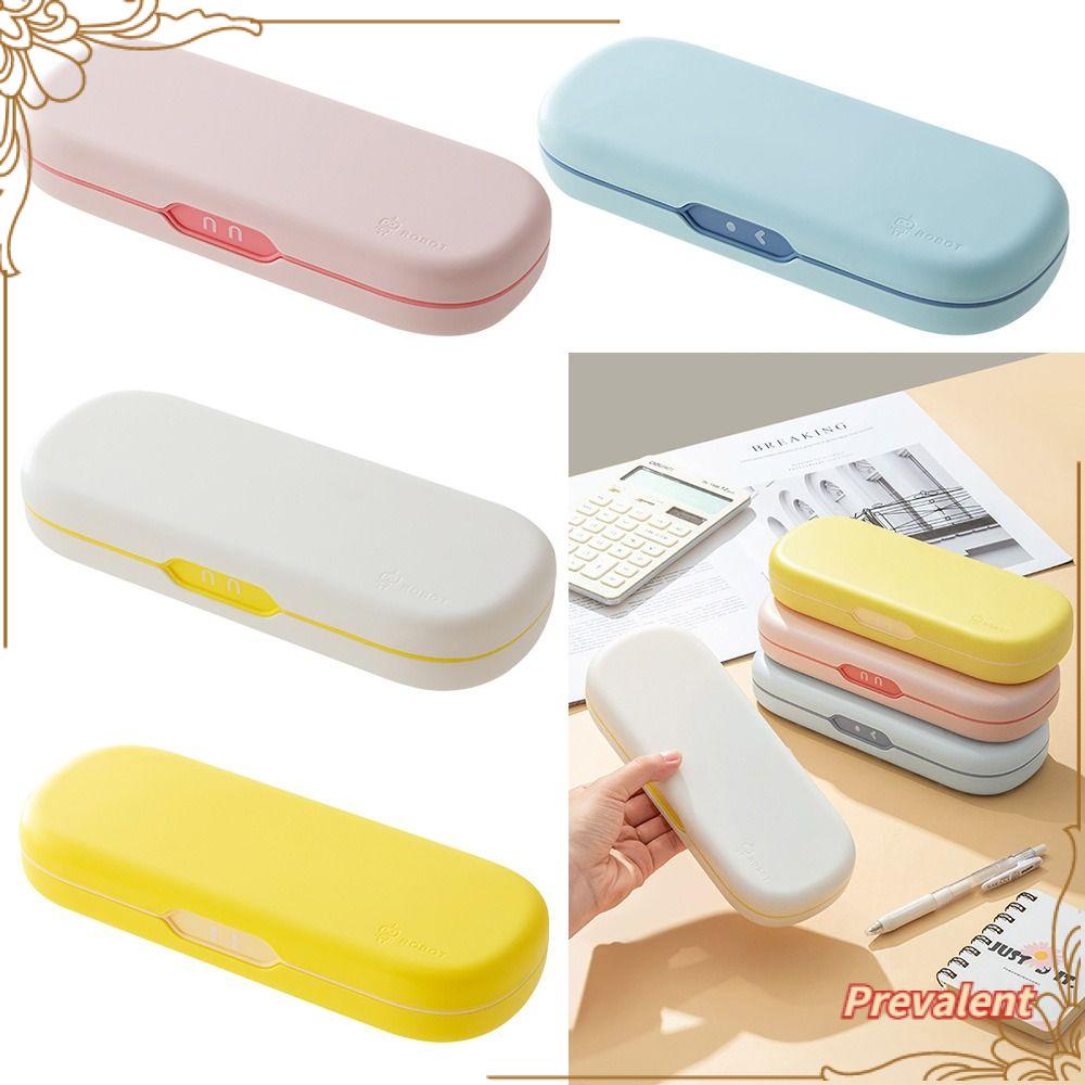 Preva Tempat Pensil Hot Sale Warna Solid Kapasitas Besar Kotak Alat Tulis