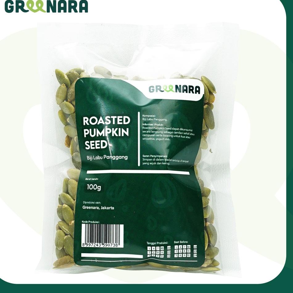 

TERMURAH Roasted Pumpkin Seed 100gr / Biji Labu Panggang 100 gram