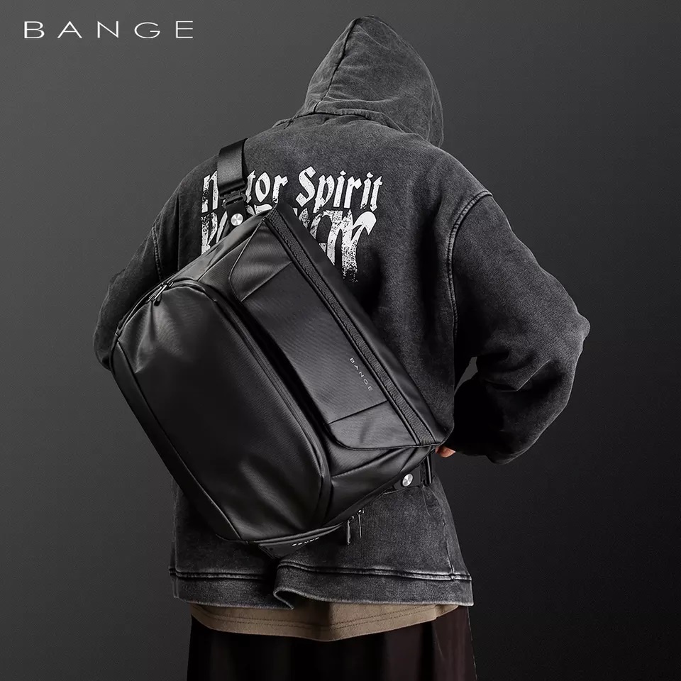 Bange BG7628 Tas Selempang Bange Sling Bag Shoulder Chest Bag Pria