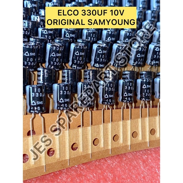 ELCO SAMYOUNG 330UF 10V ORIGINAL