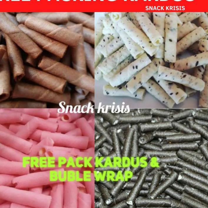 

⍇ Wafer roll mini 250 gram 1/4 kilo mini kiloan enak dengan free buble wrap ⍗