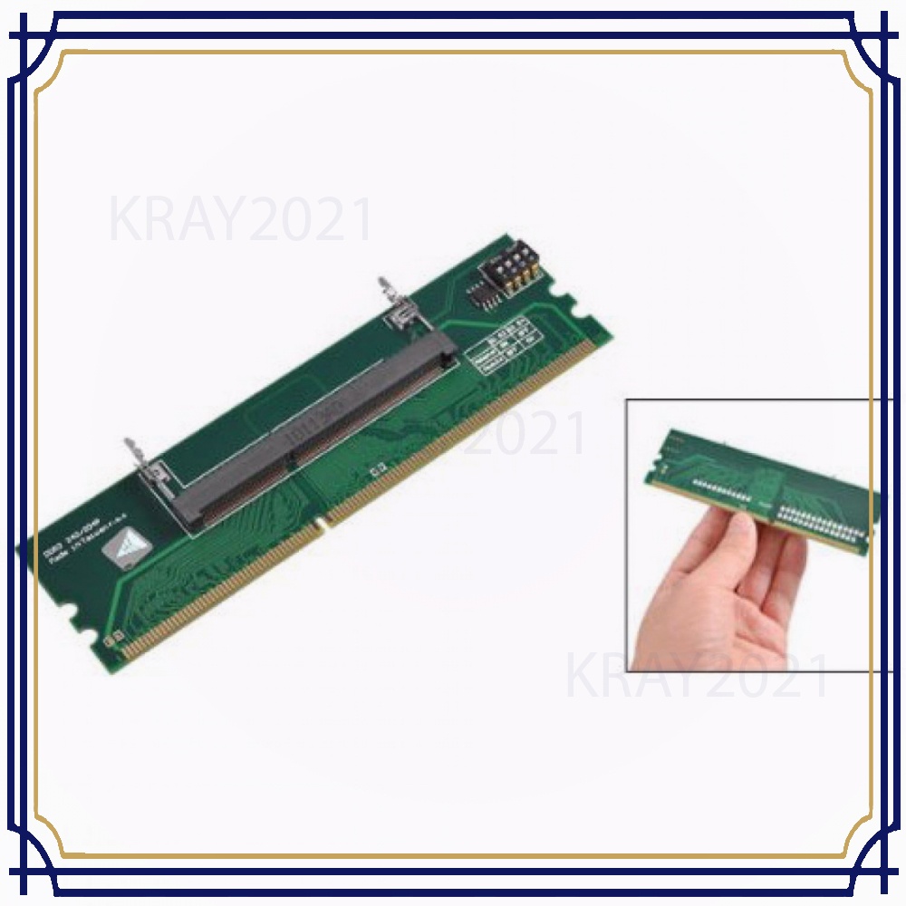 SODIMM DDR3 Laptop To DIM DDR3 Desktop RAM Adapter Converter -CV372