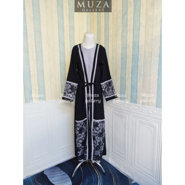 MUZA ABAYA TURKEY KANIA 3 VARIAN WARNA (BUSUI)