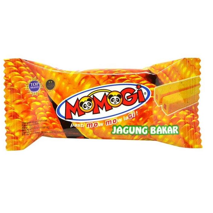 

♕ MOMOGI SNACK WAFER STICK EXTRUDAT MAKANAN RINGAN CEMILAN JAGUNG BAKAR COKLAT 1 BOX ISI 20 PCS KL523