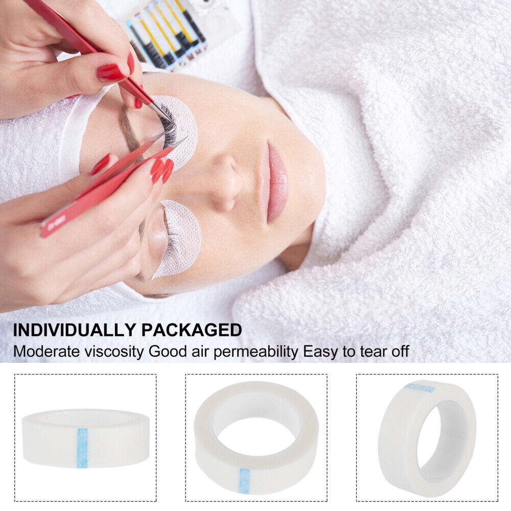 2 roll Plester Perekat Eyetape Micropore Solatip Kertas Eyeliner Eyelash Extention Medical Surgery