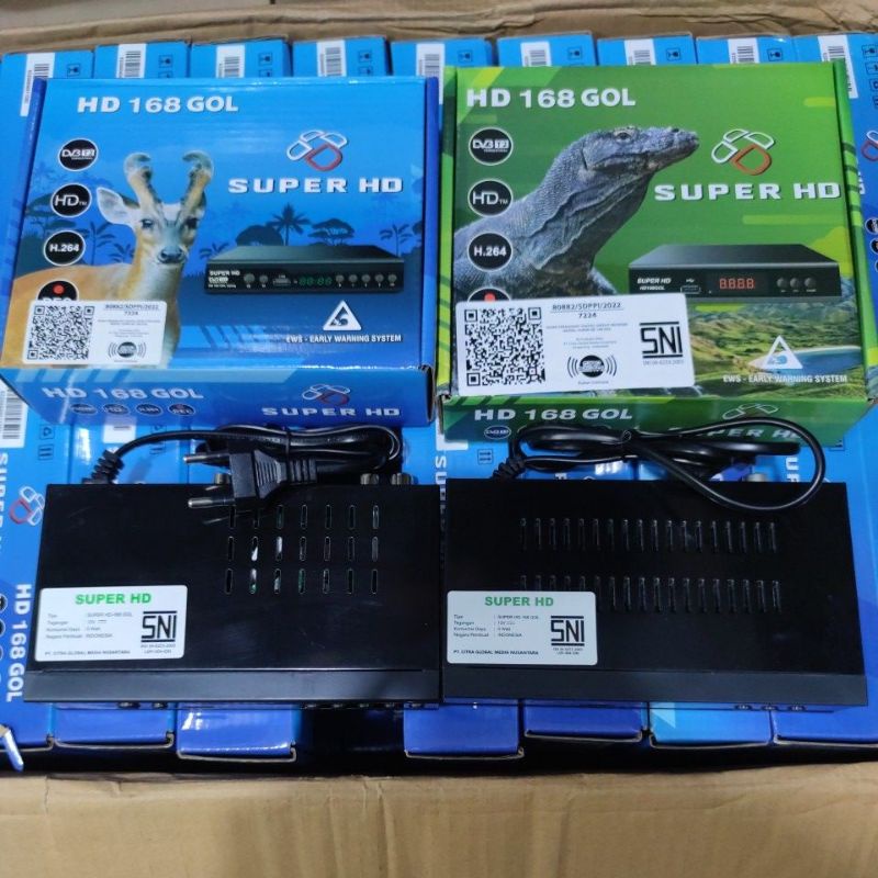 SET TOP BOX HD168 GOL KOMODO PRIMASAT DIGITAL TV RECEIVER