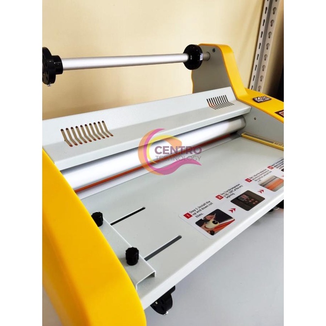 

Mesin Laminating Roll Dua Sisi Ukuran A3 Fm 3520 - 4 Lampu Pemanas