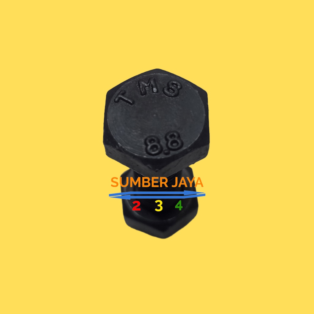 BAUT MUR BAJA 18 X 80 HITAM PER 1 PCS