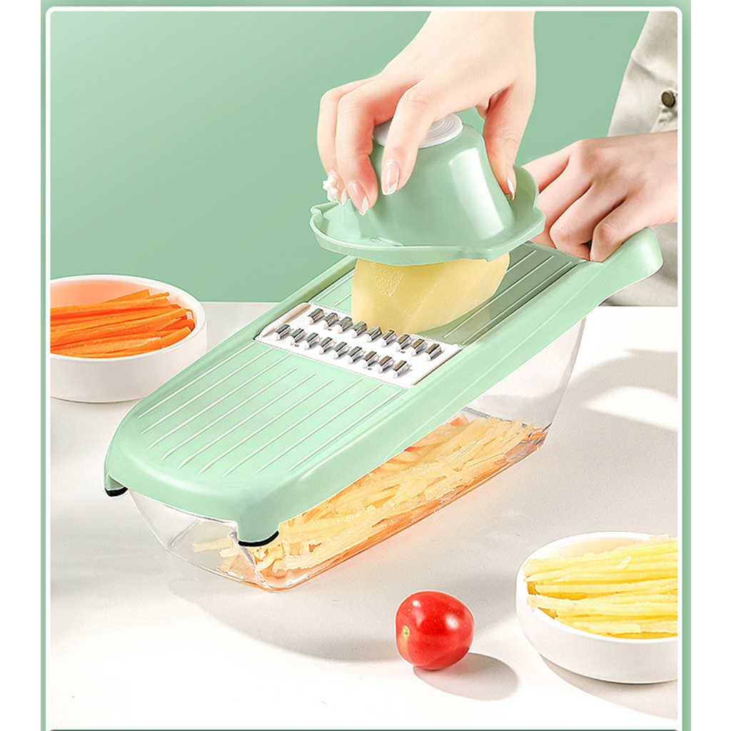 pemotong Pengiris Parutan Serbaguna Sayur &amp; Buah Multifunctional Vegetable Cutter Fruit Slicer