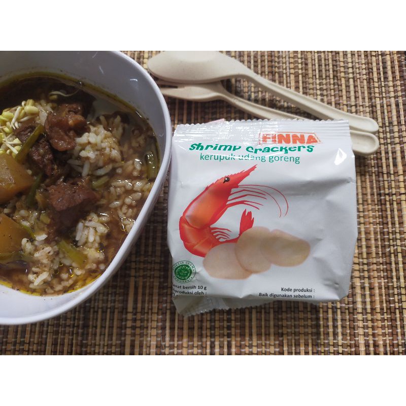 

finna kerupuk udang / matang siap saji / toko sembako murah / oleh oleh sidoarjo