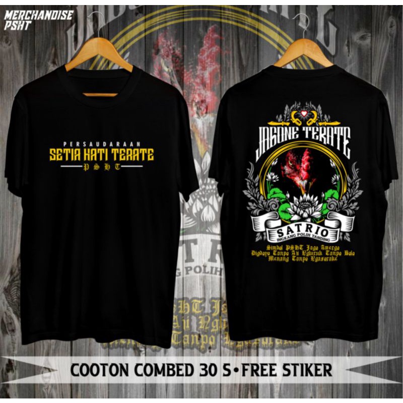 KAOS PSHT TEMA AYAM JAGO KAOS SILAT TERATE KAOS HATI BERSINAR KATUN PRIA WANITA KAOS OBLONG