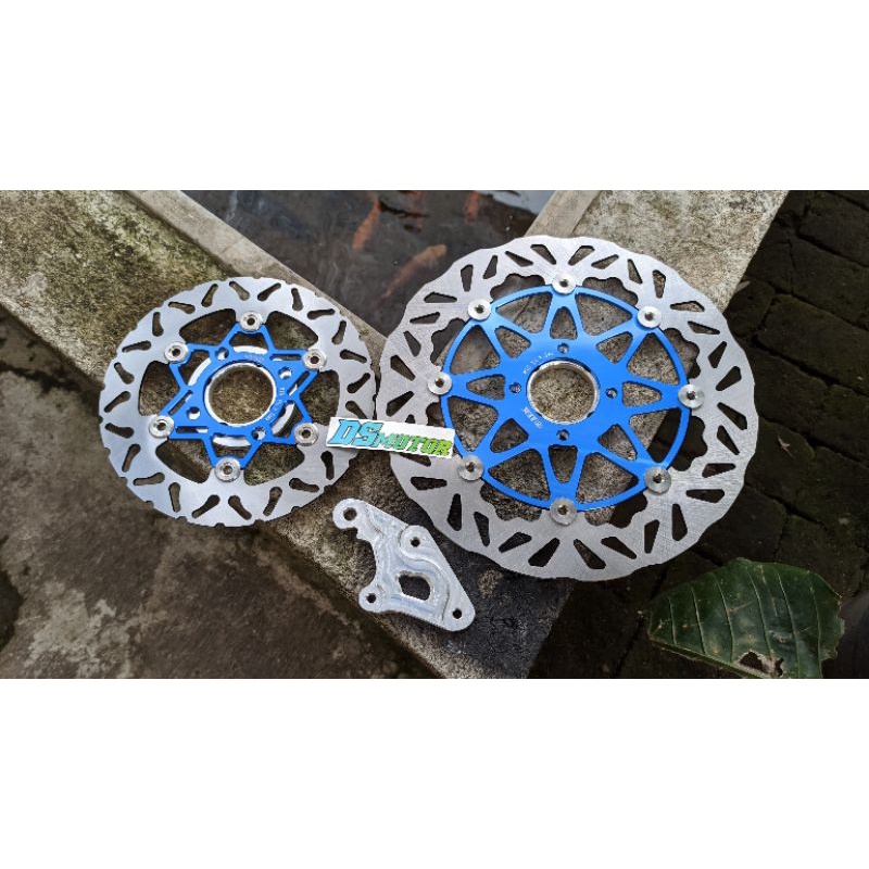 disc piringan cakram VND racing ak777 ak 777 depan belakang 300mm 300 mm 220mm 220 mm suzuki satria 