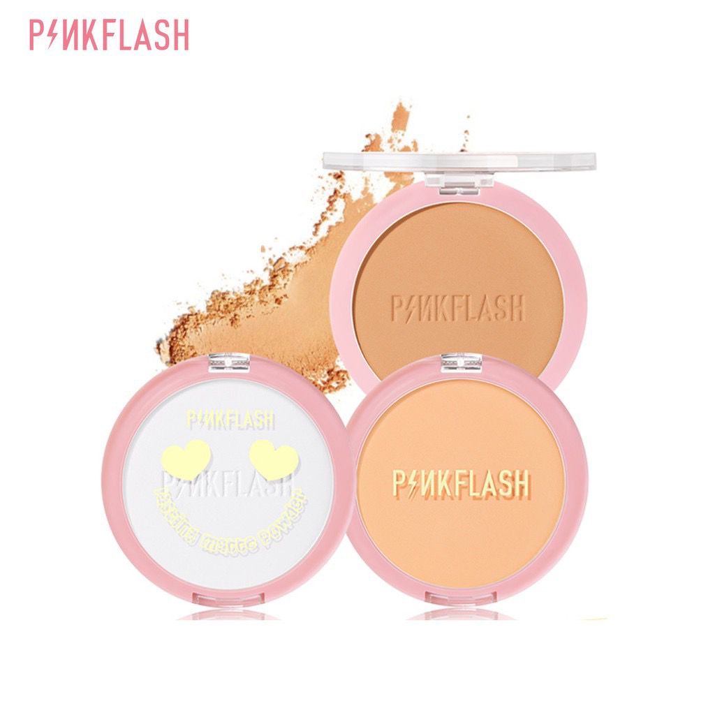 PinkFlash Pressed Powder Long-lasting Matte Lightweight Oil Control