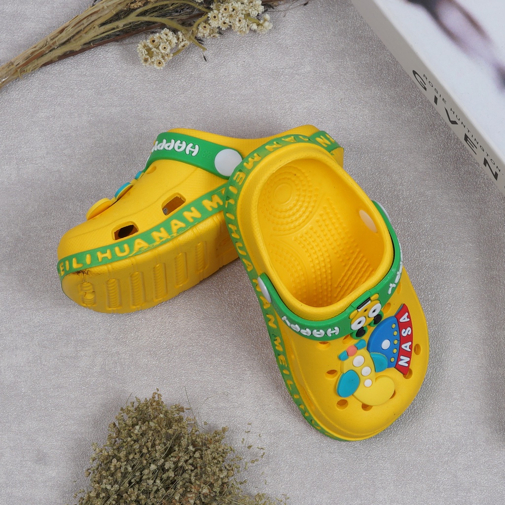 Sandal Anak Baim Nasa Cewek / Cowok - Sandal Import