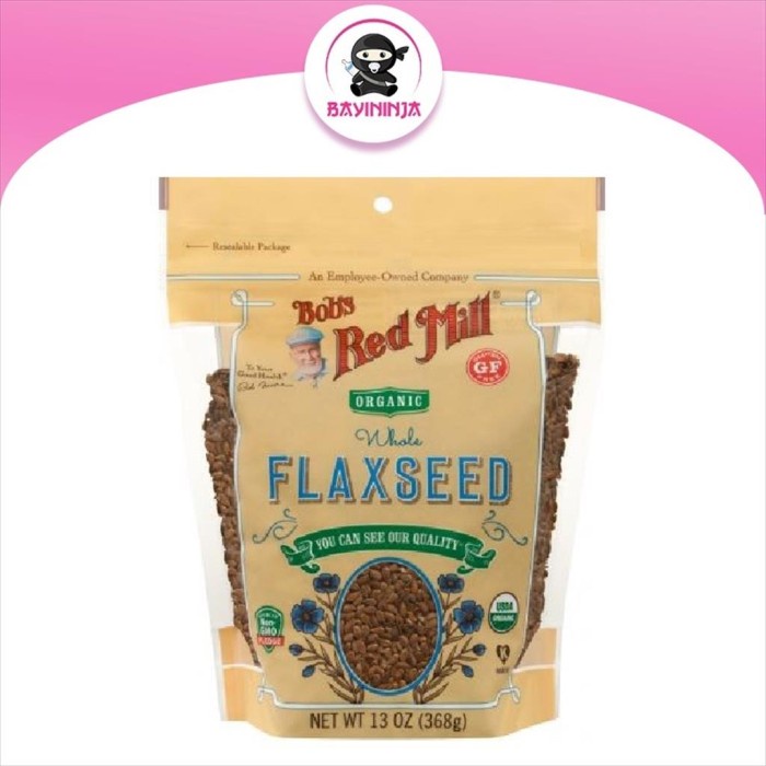 

Bobs Red Mill Organic Raw Whole Flaxseed 368 G Tx0518