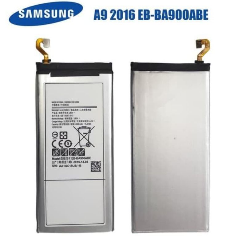 BATTERY SAMSUNG A9 2016 A900 A900F BATERAI EB-BA900ABE BATRE ORIGINAL