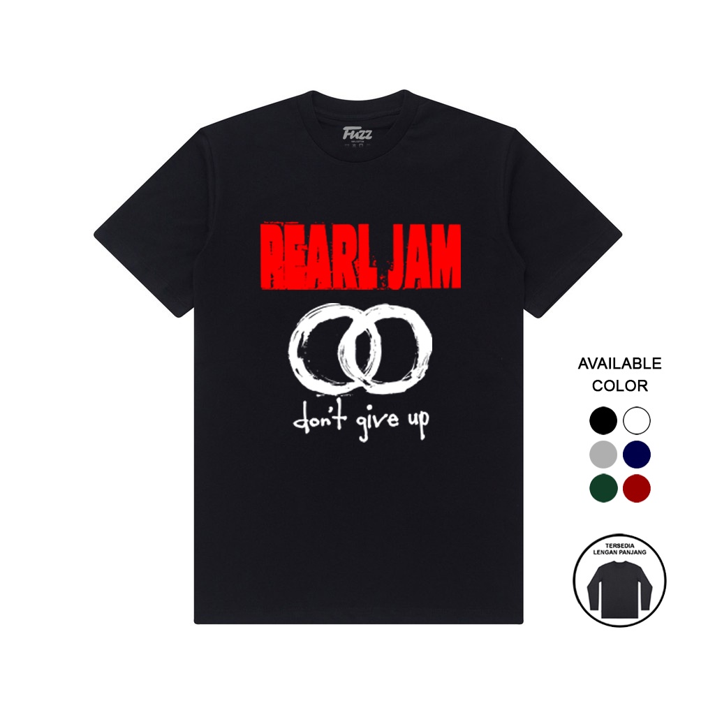 Kaos Band Pearl Jam Baju Distro Musik Rock T Shirt Pria Dan Wanita