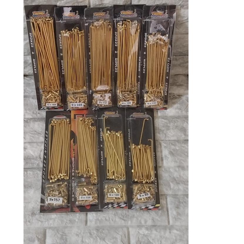 Stok Baru jari jari gold rx king 164-184 RING 18 KHUSUS RX KING/TROMOL RX KING