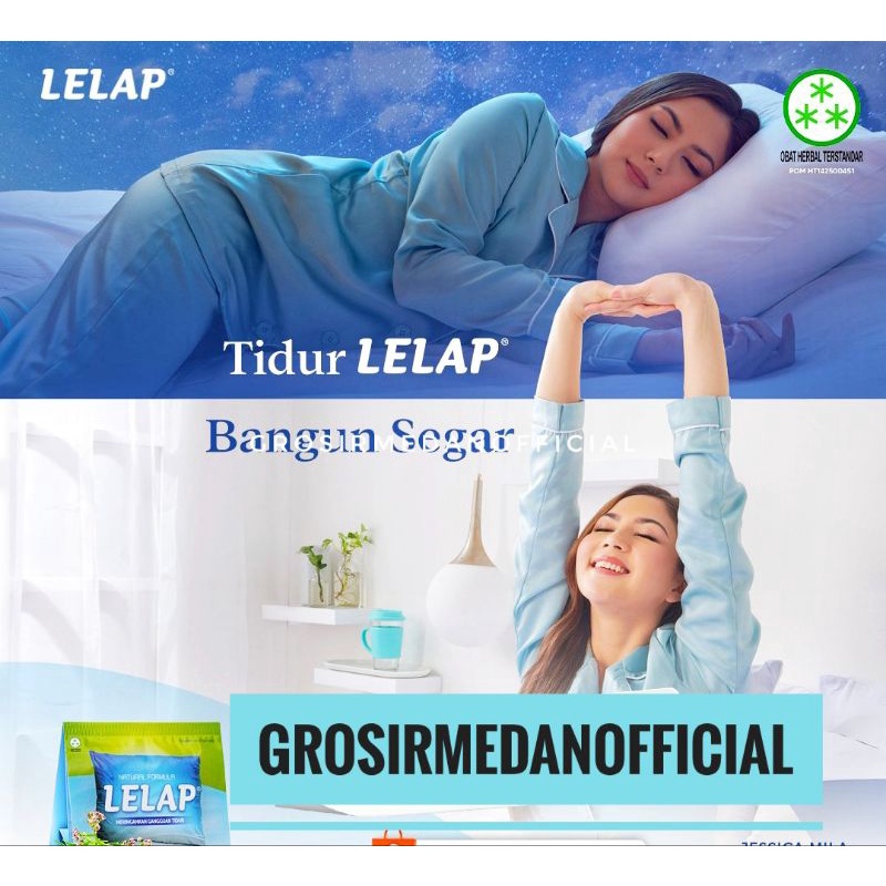 LELAP 4 KAPLET - OBAT HERBAL MENGATASI GANGGUAN TIDUR ATAU INSOMNIA