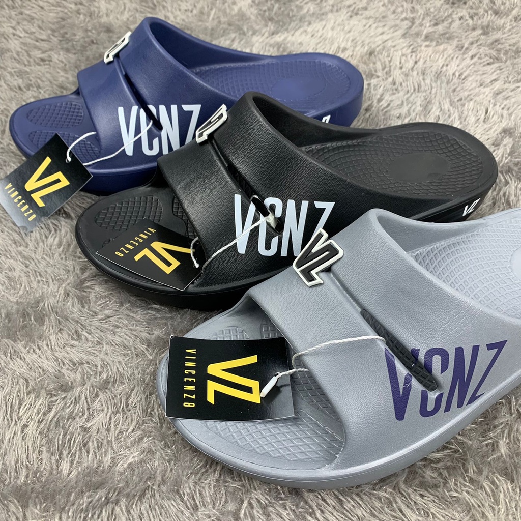 Sandal Slide Pria Extralight Phylon Anti Slip Sandal Cowok Selop Terbaru Sandal Pria VINCENZ8 Slip On Terbaru