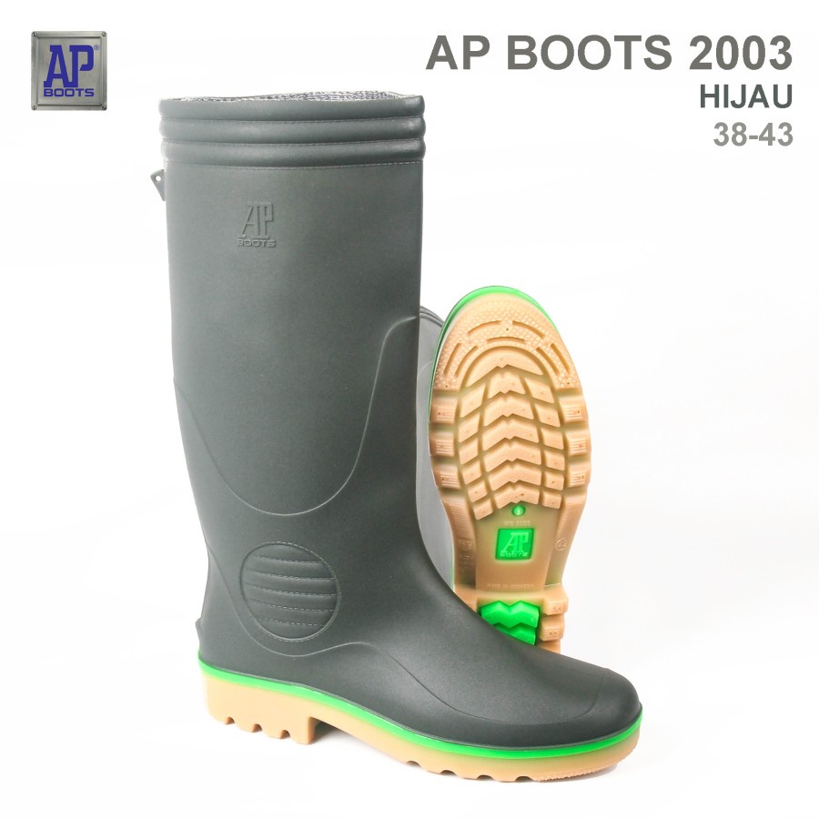 SEPATU AP BOOT 2003 HIJAU / AP BOOTS 2003 GREEN-HIJAU