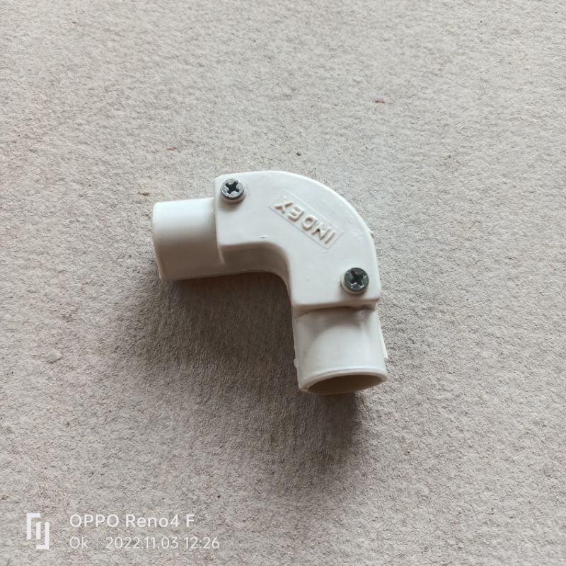 Elbow-Knee-Knie-L Bow Pipa-Conduit PVC 20mm
