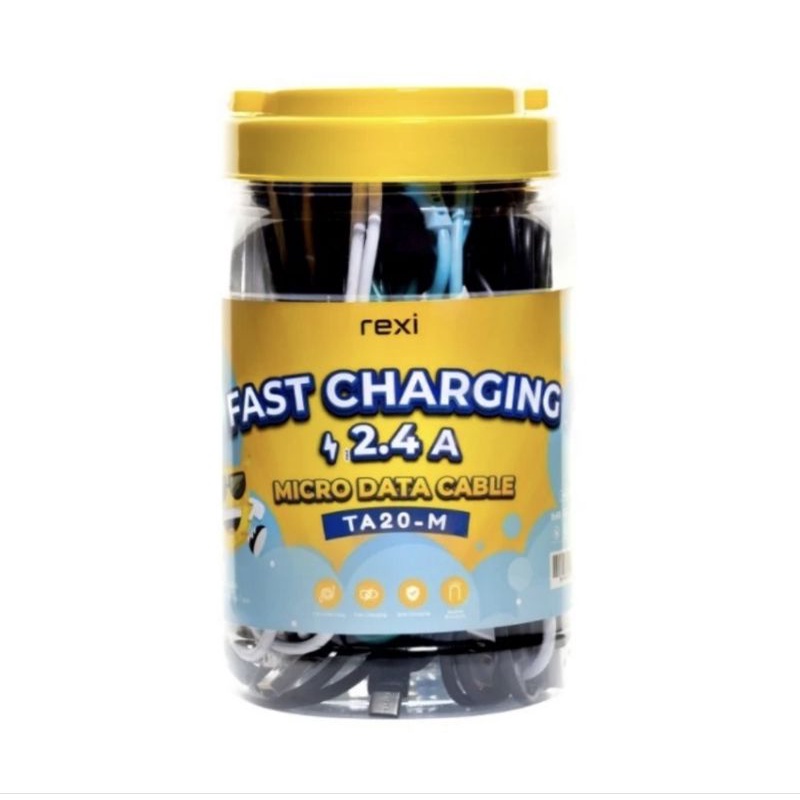 Rexi Kabel Data Fast Charging Micro USB, Type-C, Lightning