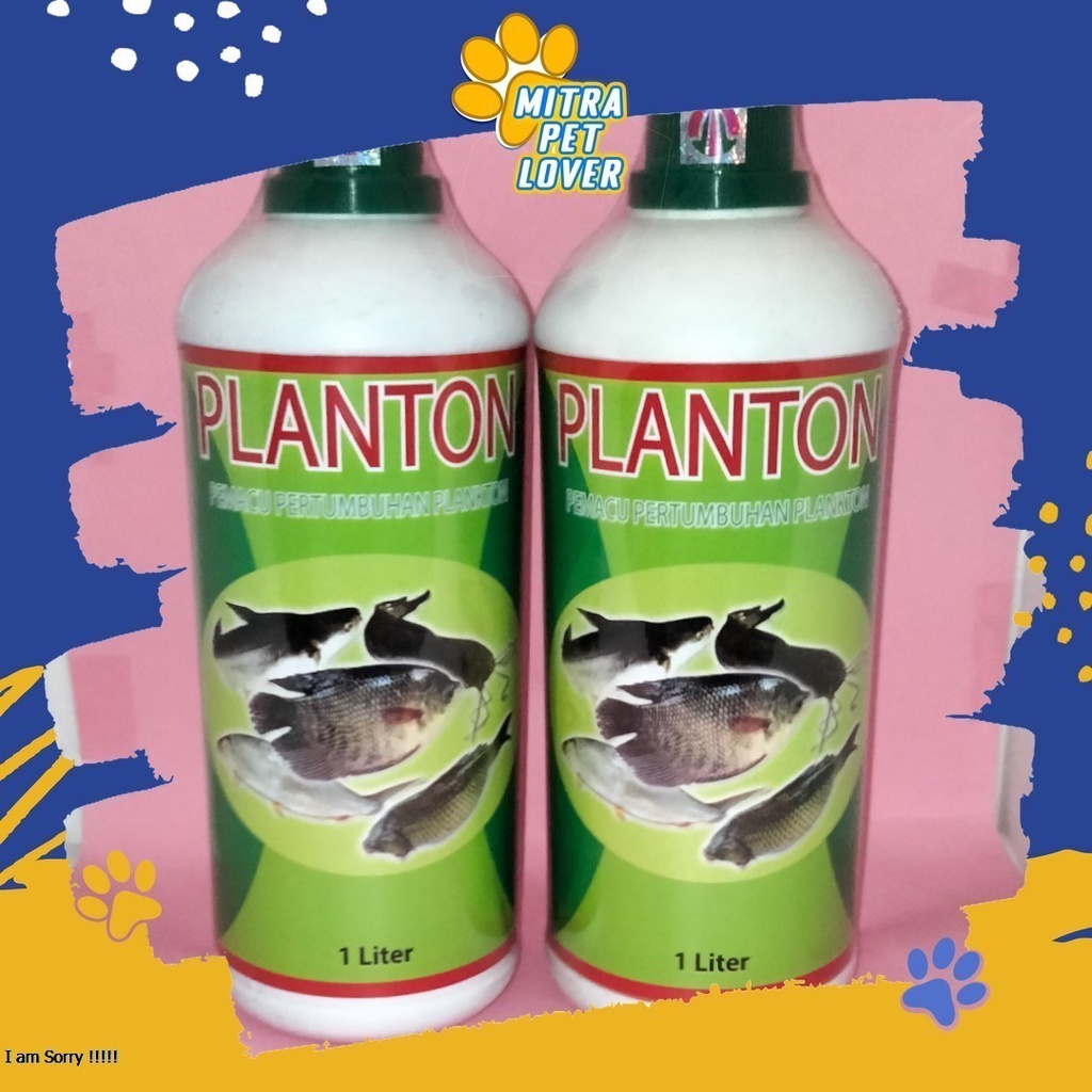 OBAT PERTUMBUHAN PLANKTON - PLANTON 1LITER ORIGINAL - BAHAN AKTIF PEMACU TUMBUHNYA PLANKTON ALGA IKAN UDANG CEPAT PANEN - MURAH ASLI - PET ANIMAL FISH SHRIMP - VETERINARY TAMASINDO OBAT KESEHATAN &amp; VITAMIN TERNAK HEWAN BINATANG PELIHARAAN MITRAPETLOVER