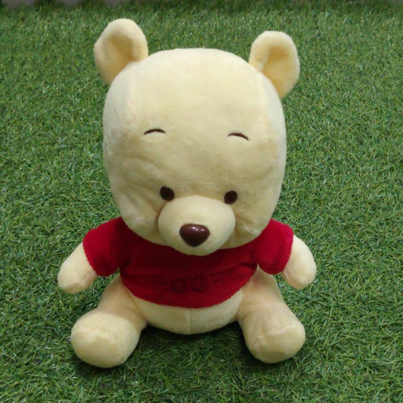 Boneka Winnie the Pooh Baju Merah Original Disney Baby - hadiah ulang tahun