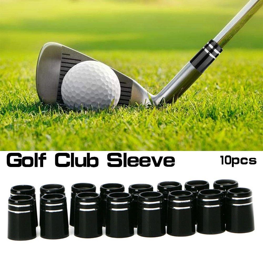 Populer 10Pcs Golf Club Lengan High Gloss Halus Poros Karet Aksesori