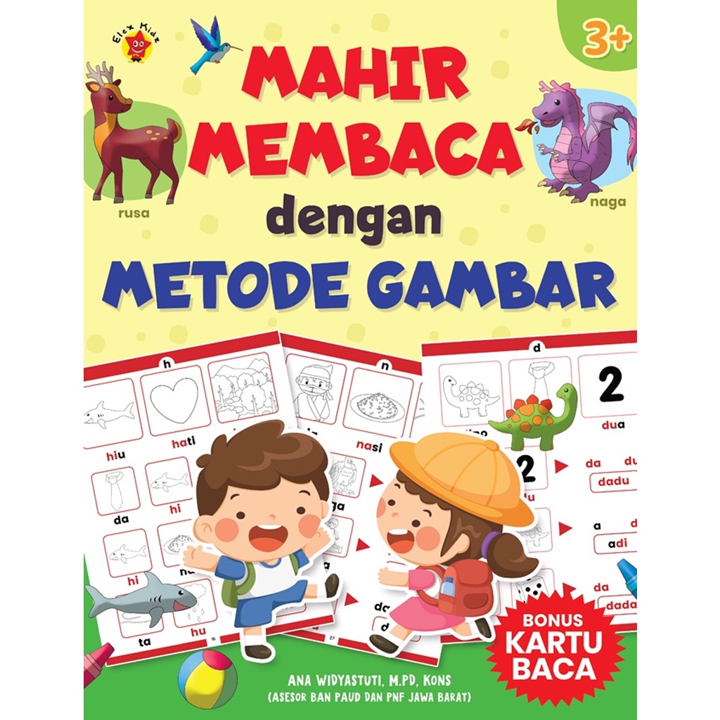 Gramedia Bali - Mahir Membaca dengan Metode Gambar