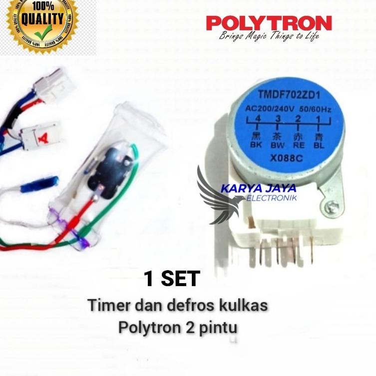 Best Product Timer Defrost Bimetal Fius kulkas Polytron 2 pintu