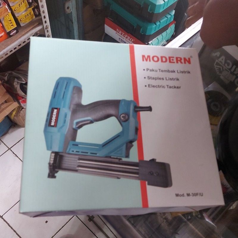 Mesin Alat Paku Tembak Listrik Modern M-30FU ready bitec dan modern