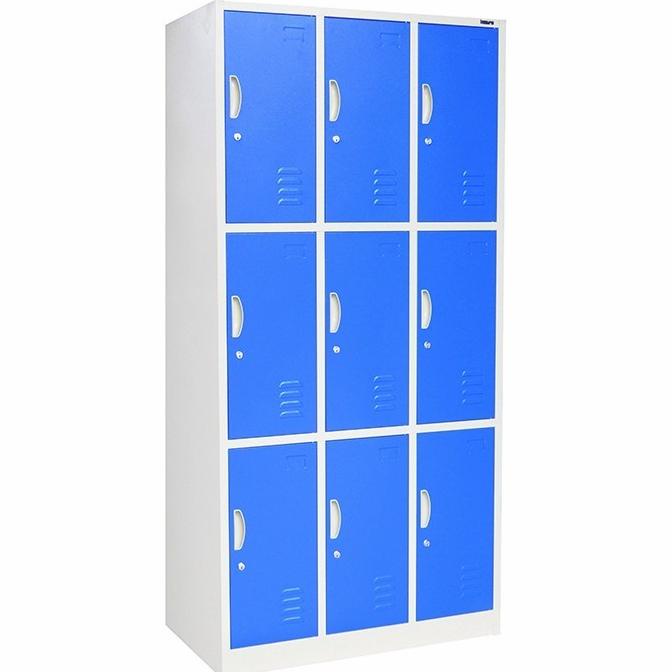 

TERBARU LOKER LOCKER LEMARI KABINET BESI 9 PINTU KOZURE KL-9 BERKUALITAS